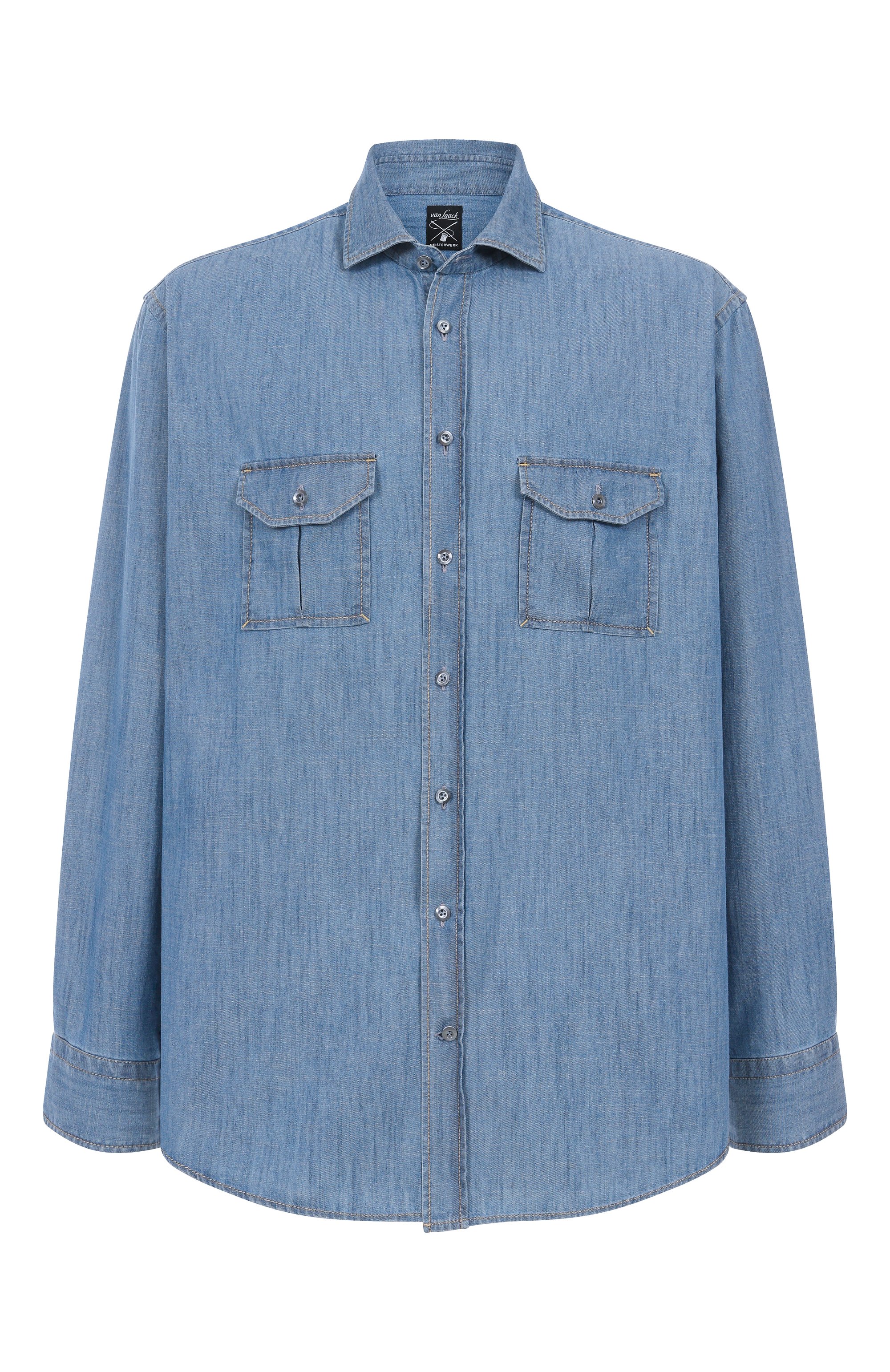 Джинсовая рубашка VAN LAACK, арт. VL-RIK0S2-P0SFWK/155352/3XL-6XL, фото 1