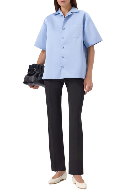 Лакированные балетки Amelia Gianvito Rossi G22334.10RIC.NUI0FFW Белый  G22334.10RIC.NUI0FFW Фото 3