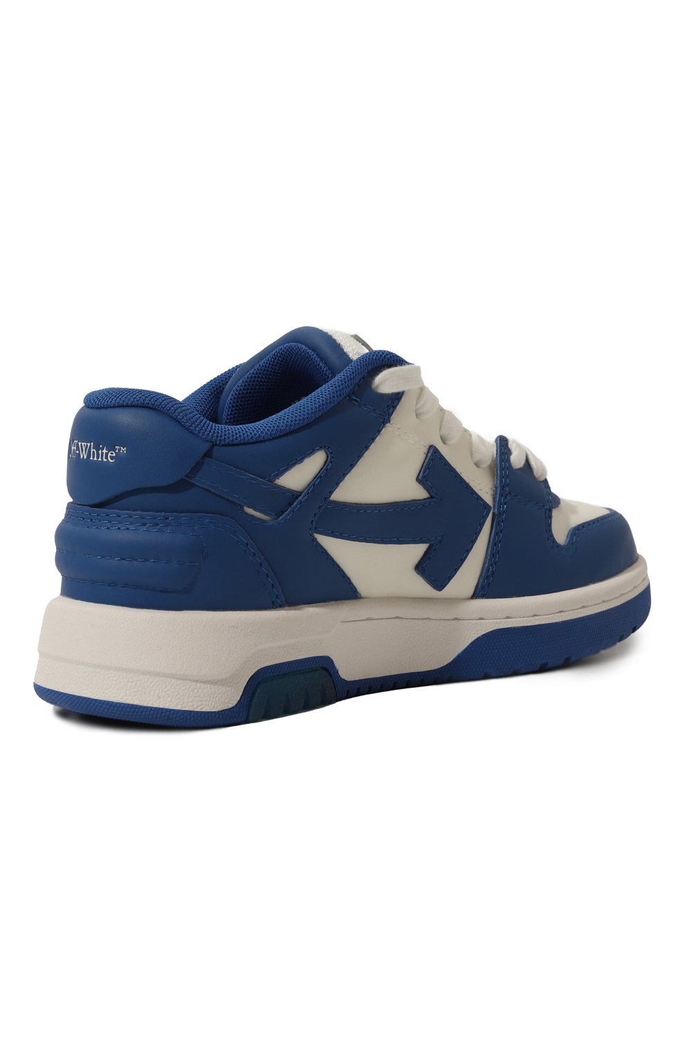 Кожаные кеды out of office OFF-WHITE, арт. 0BIA011S24LEA002/28-34, фото 3