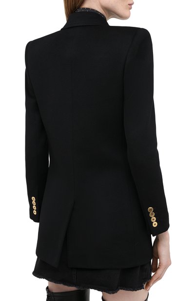 Шерстяной жакет SAINT LAURENT, арт. 630434/Y3A43, фото 4