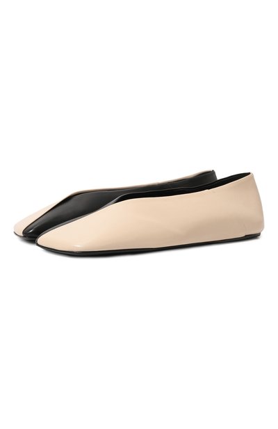 Женские кожаные балетки JIL SANDER, арт. J57WZ0001/P6441
