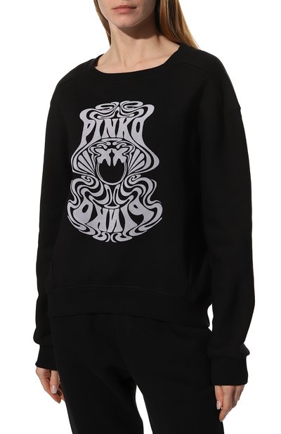 Хлопковый свитшот PINKO, арт. 1G1877-Y54B, фото 3