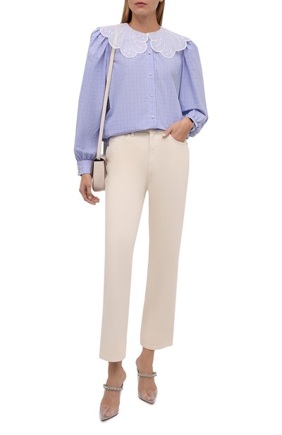 Хлопковая блузка ALESSANDRA RICH, арт. FAB2658-F3389, фото 2