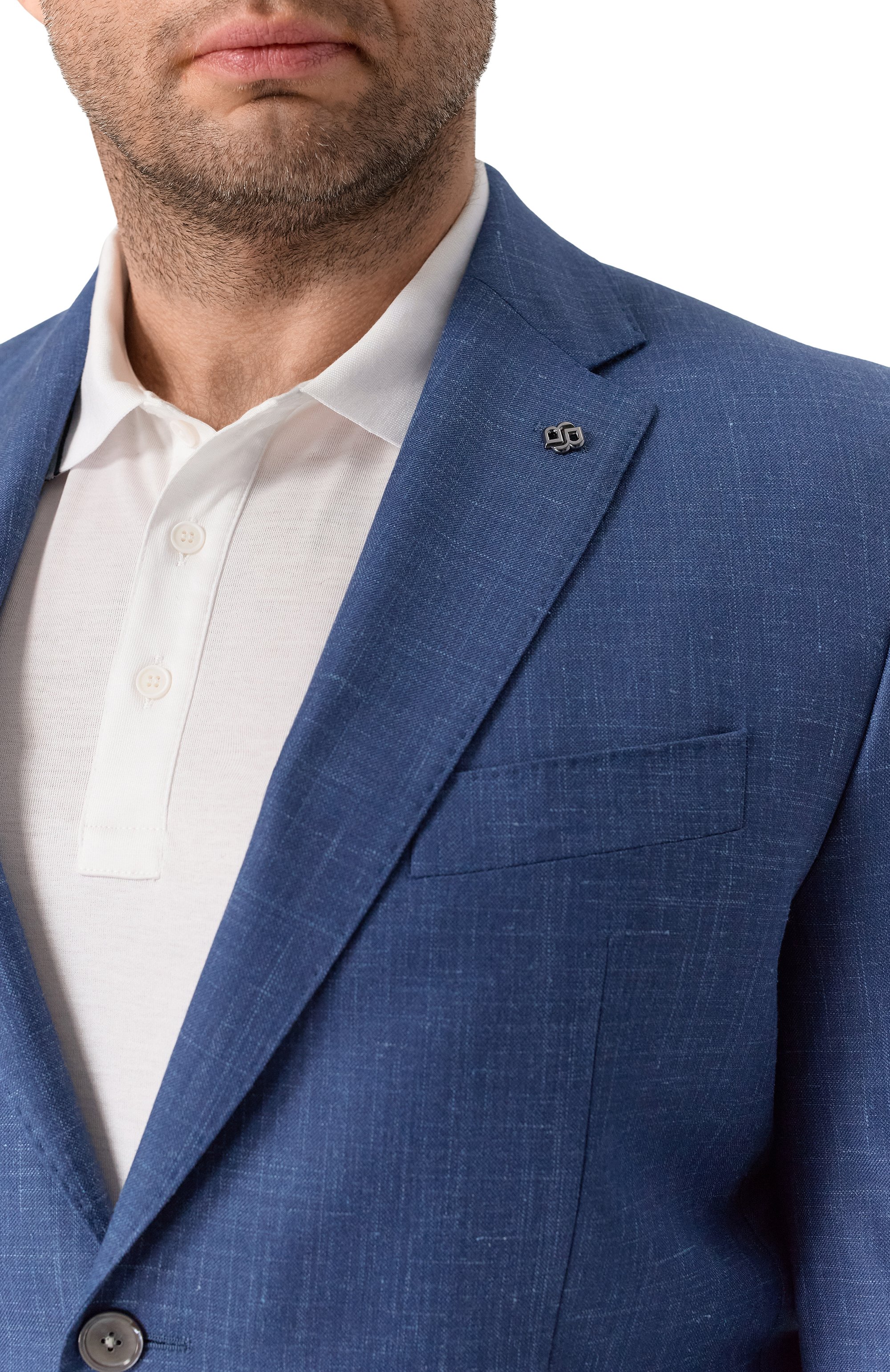 Пиджак из шерсти и шелка BOSS, арт. 50556936, фото 6