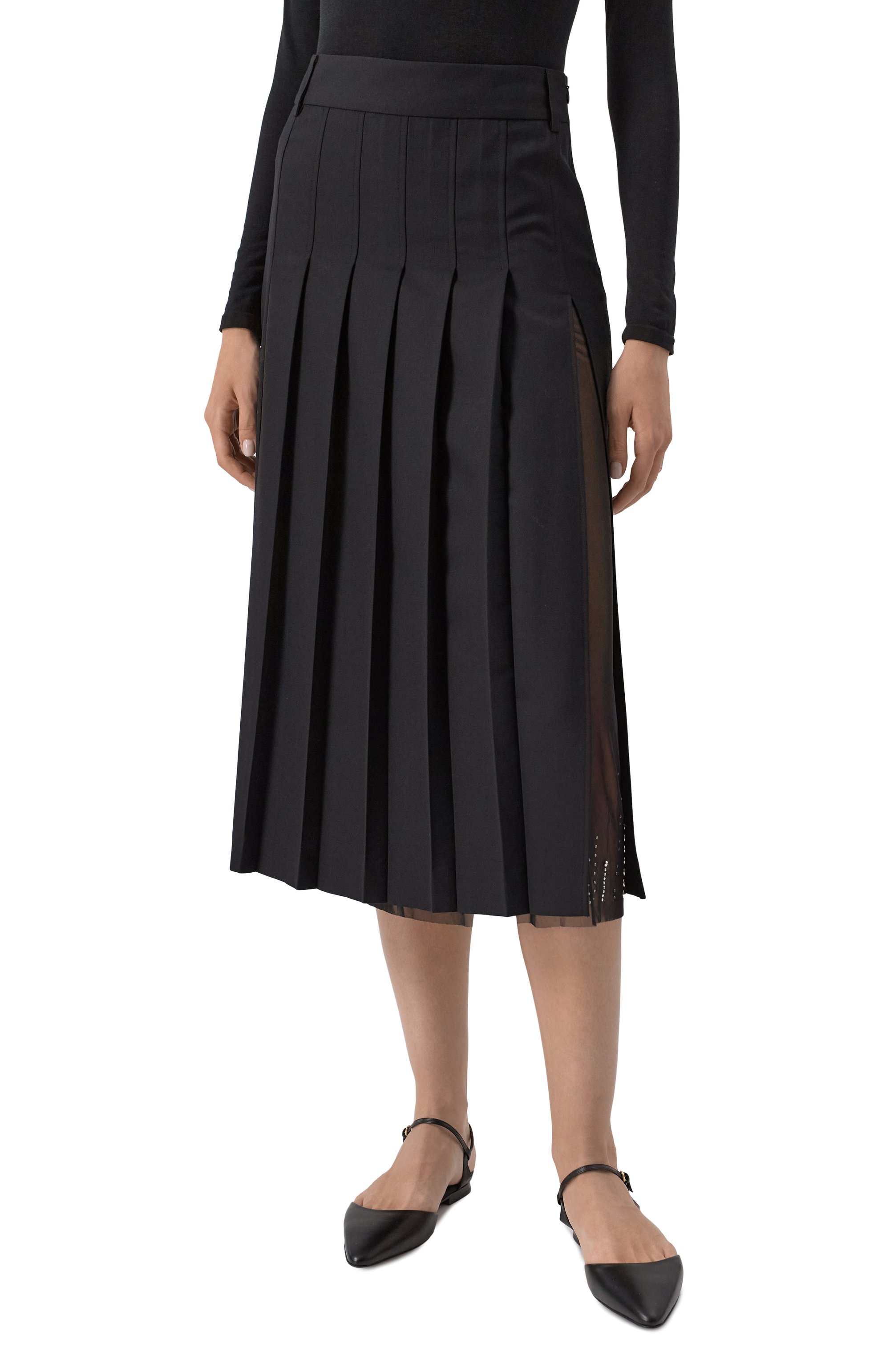 Шерстяная юбка ERIKA CAVALLINI, арт. E4WH21, фото 3