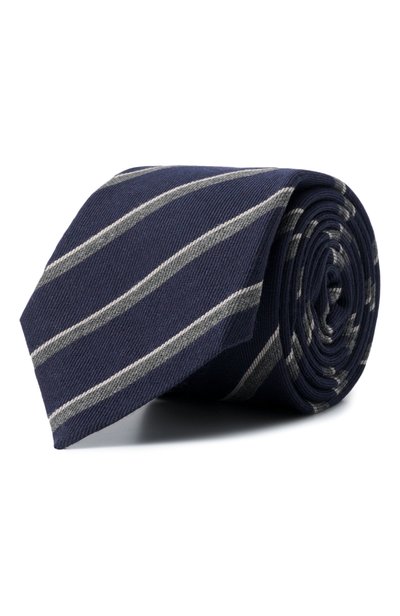 Мужской галстук из шерсти и шелка KITON, арт. UCRVKPC03M28