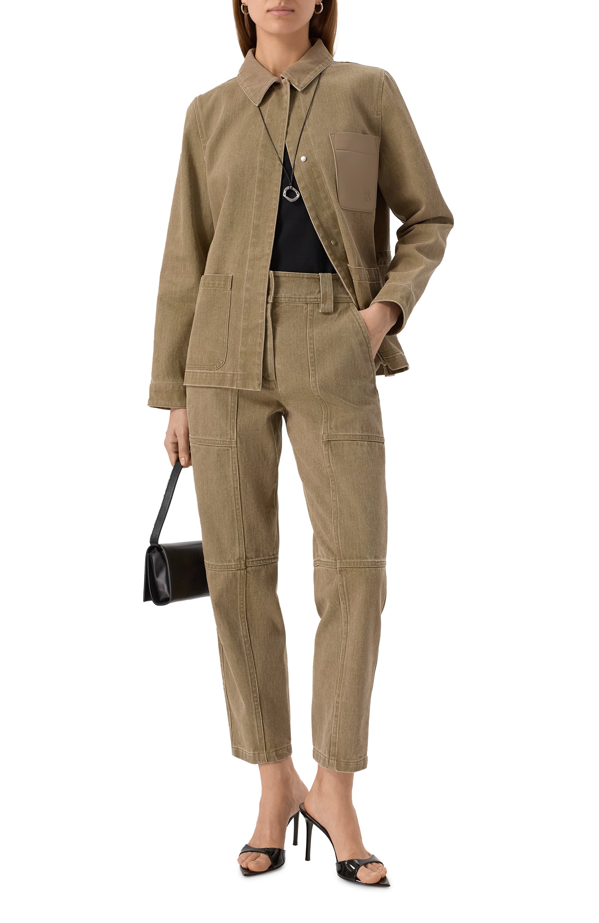 Джинсовая куртка YVES SALOMON, арт. 24EFV02369B06W/A8166, фото 2