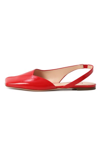 Кожаные балетки rina AGL красного цвета по цене 37700 руб., арт. D550002PC/PLUME, фото 4 Кожаные балетки rina AGL, арт. D550002PC/PLUME, фото 4