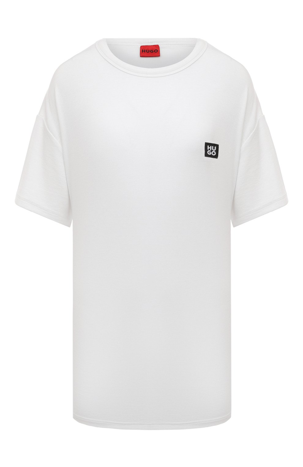 Футболка HUGO белого цвета по цене 5665 руб., арт. 50495333, фото 1 Футболка HUGO, арт. 50495333, фото 1