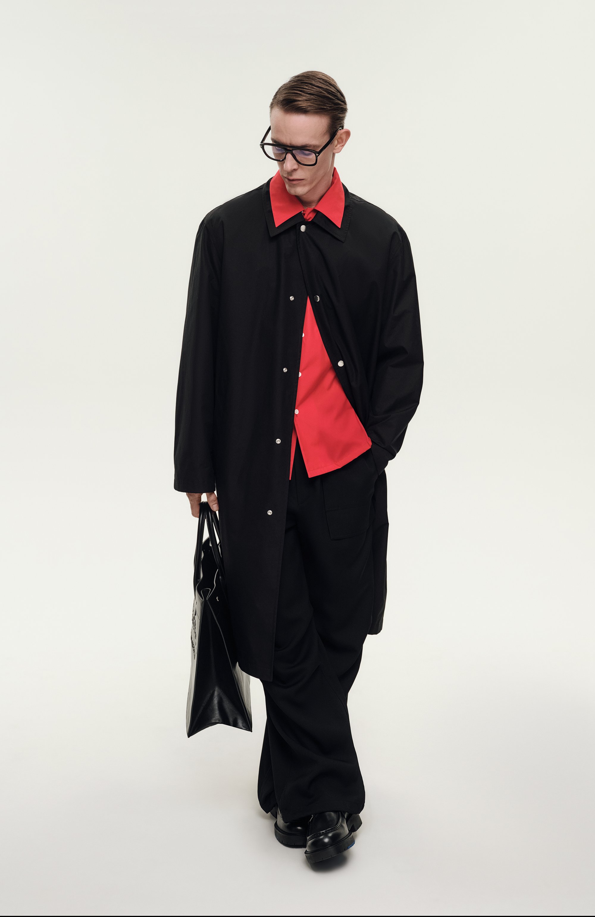 Хлопковый плащ JIL SANDER, арт. J23AA0007-J45026, фото 8