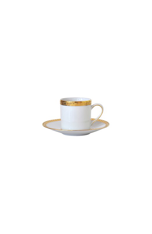 фото Чашка кофейная с блюдцем athena gold bernardaud