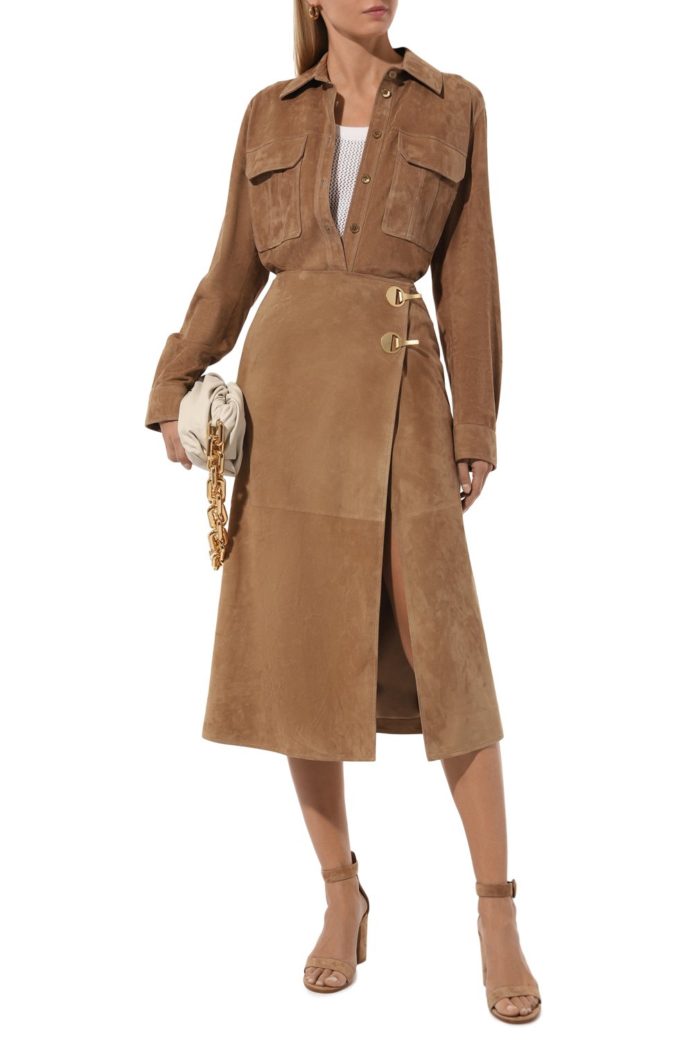 Замшевая юбка MVST, арт. ZBET-Y054, фото 2