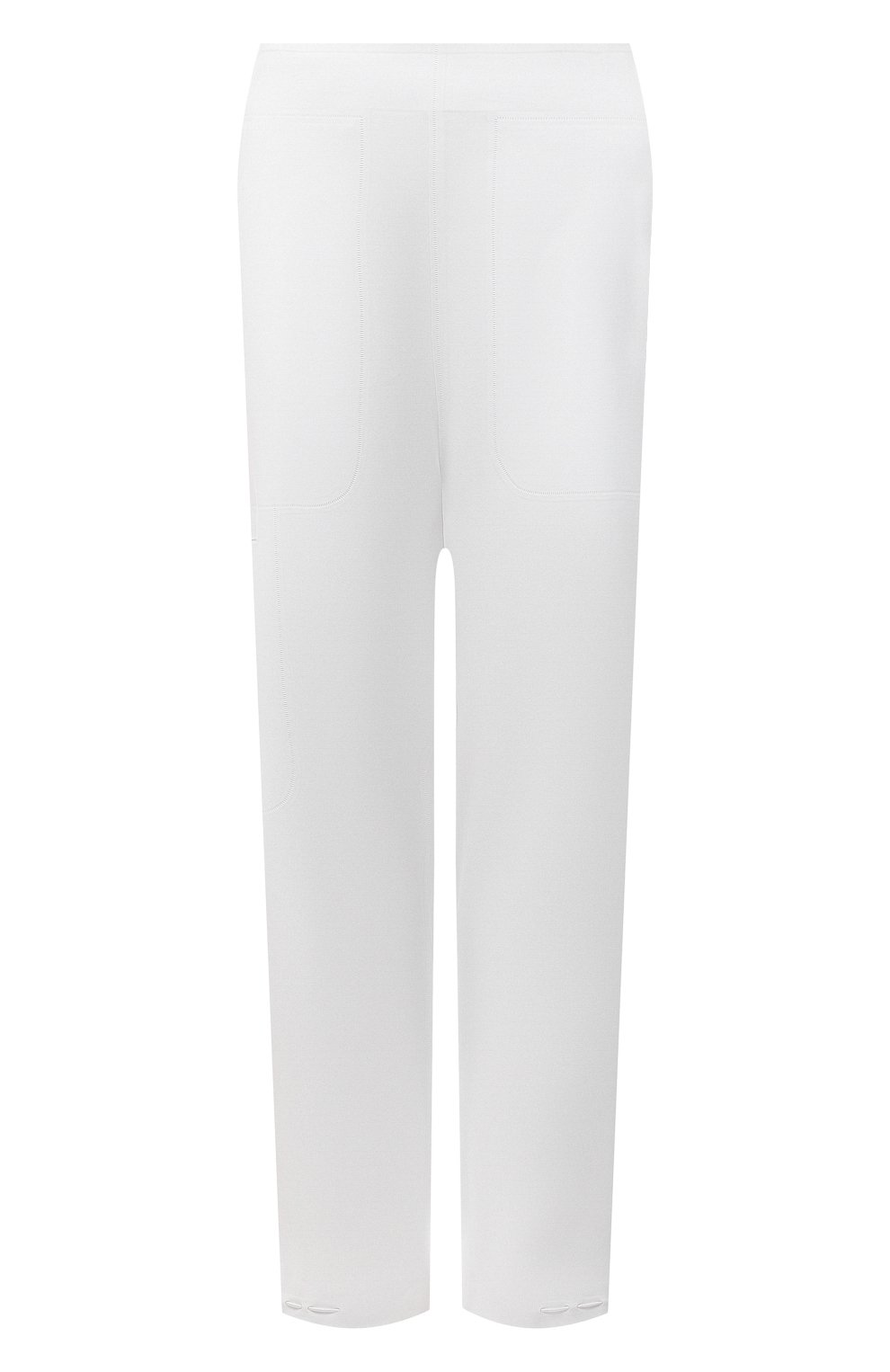 Брюки GIORGIO ARMANI белого цвета по цене 172000 руб., арт. 2SHPP0LS/T002M, фото 1 Брюки GIORGIO ARMANI, арт. 2SHPP0LS/T002M, фото 1