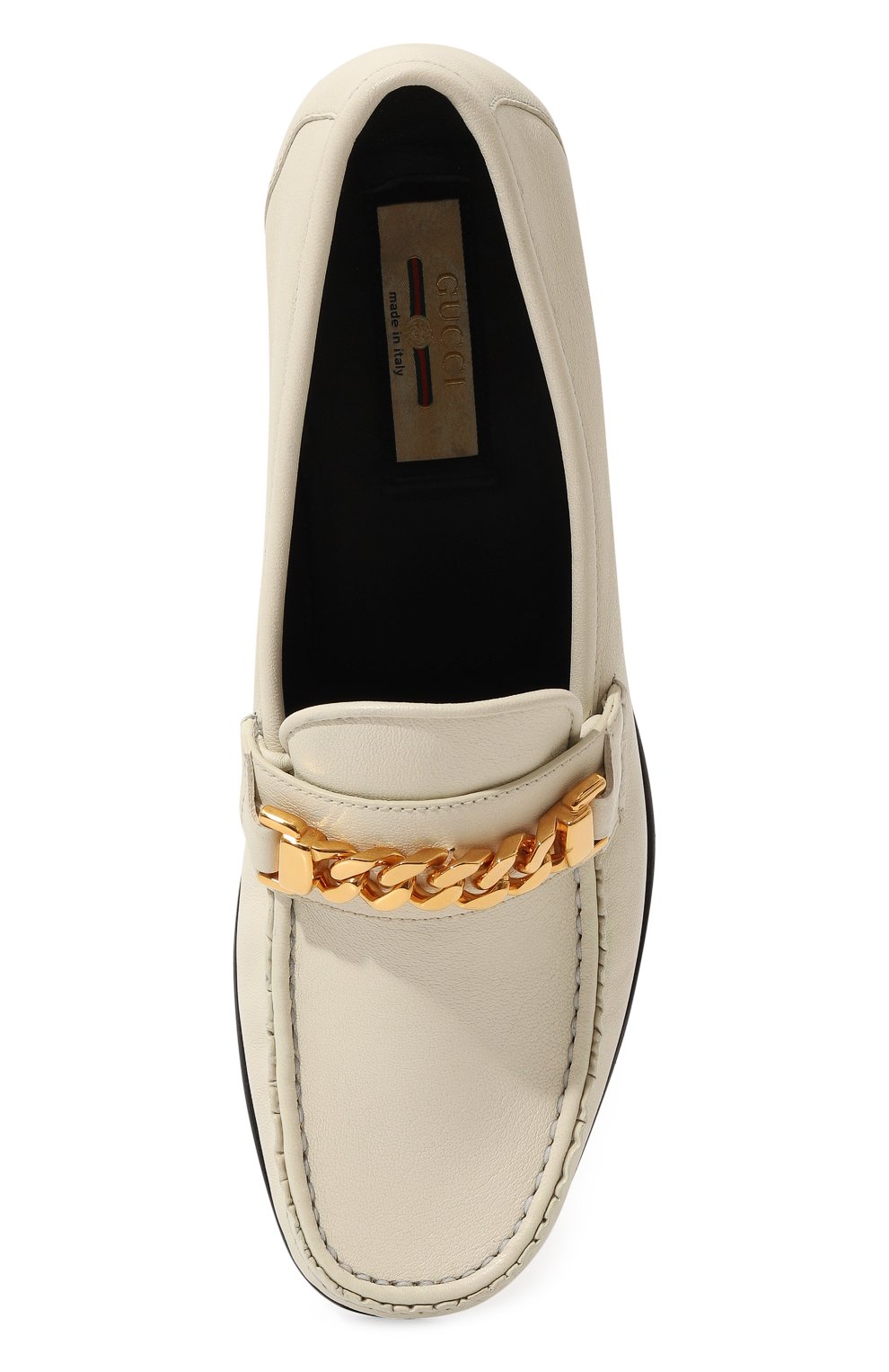 Кожаные лоферы GUCCI, арт. 645445 16M00, фото 6