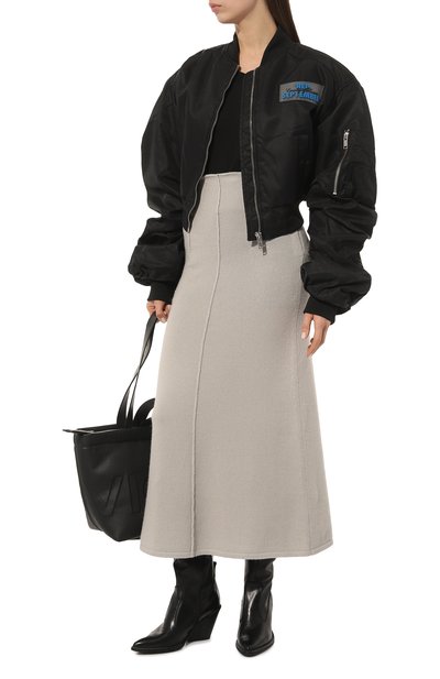 Хлопковый лонгслив JAMES PERSE черного цвета по цене 27100 руб., арт. WKJ3637/BLK, фото 2 Хлопковый лонгслив JAMES PERSE, арт. WKJ3637/BLK, фото 2