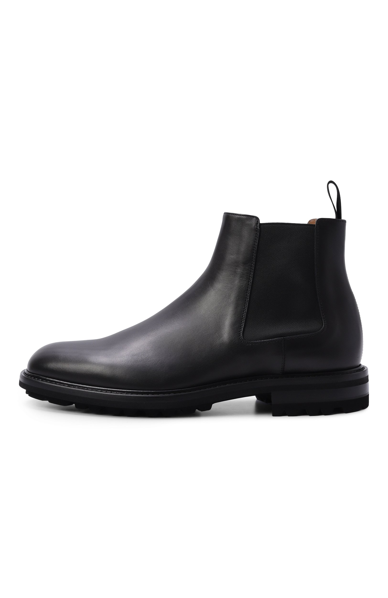 Кожаные челси KITON черного цвета по цене 158000 руб., арт. USSA463N01493, фото 3 Кожаные челси KITON, арт. USSA463N01493, фото 3