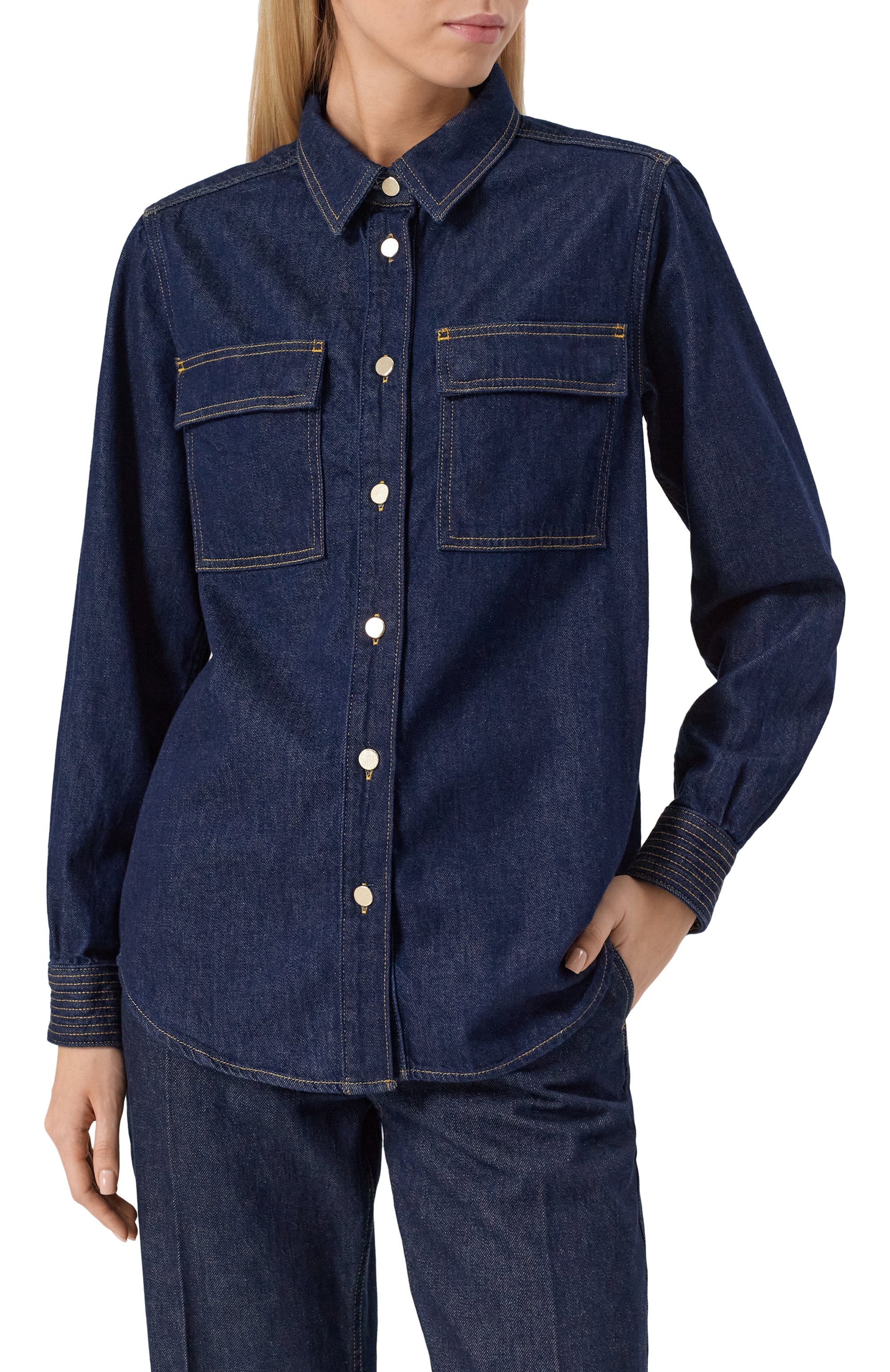 Джинсовая рубашка FRAME DENIM, арт. WP25DWT001, фото 3