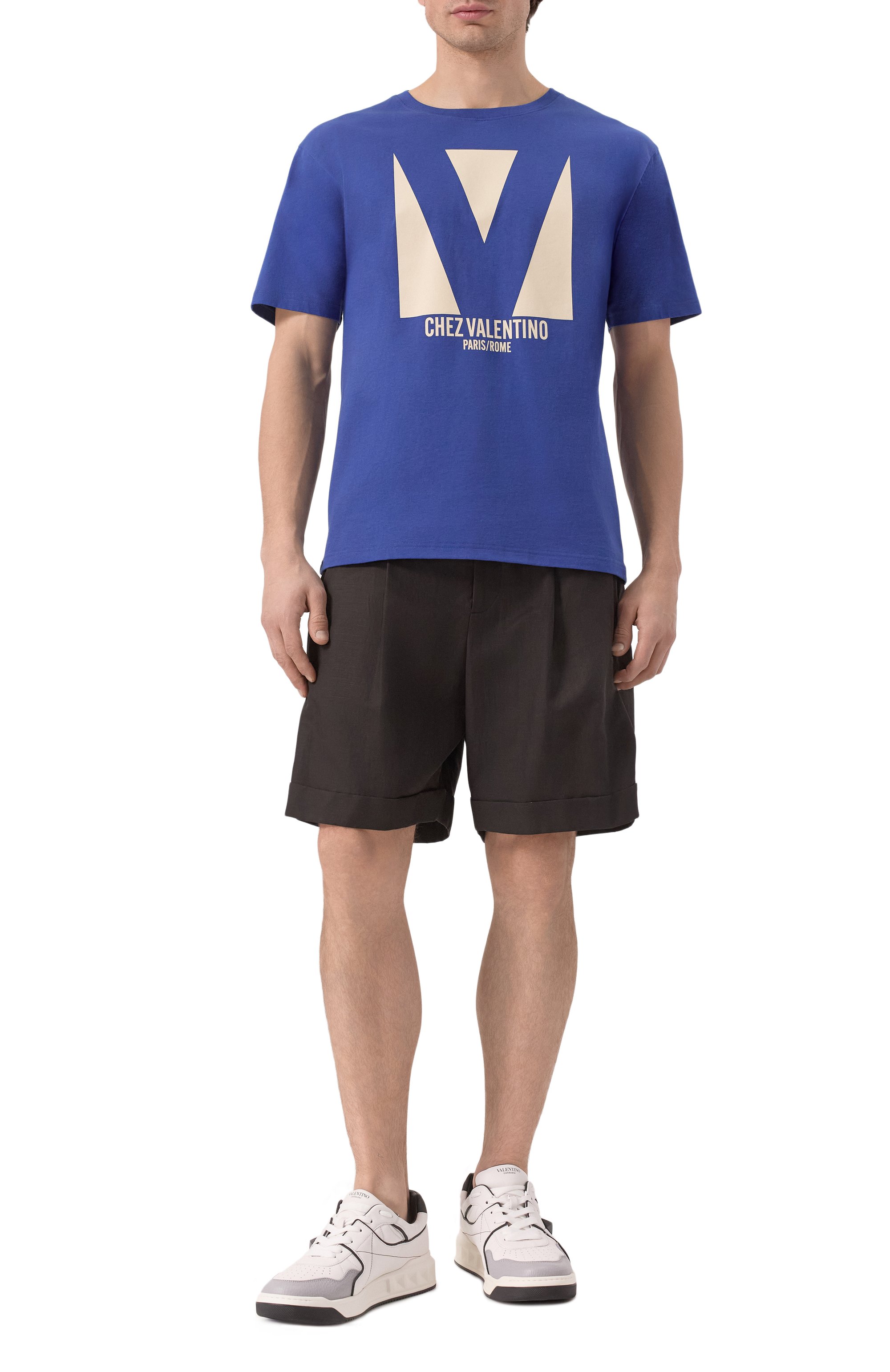 Хлопковая футболка VALENTINO, арт. 6V3MG16P/AQ9, фото 2