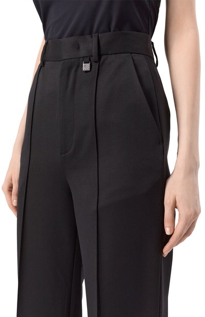 Шерстяные брюки GIUSEPPE DI MORABITO черного цвета по цене 74150 руб., арт. 04SSPA114 04410, фото 5 Шерстяные брюки GIUSEPPE DI MORABITO, арт. 04SSPA114 04410, фото 5