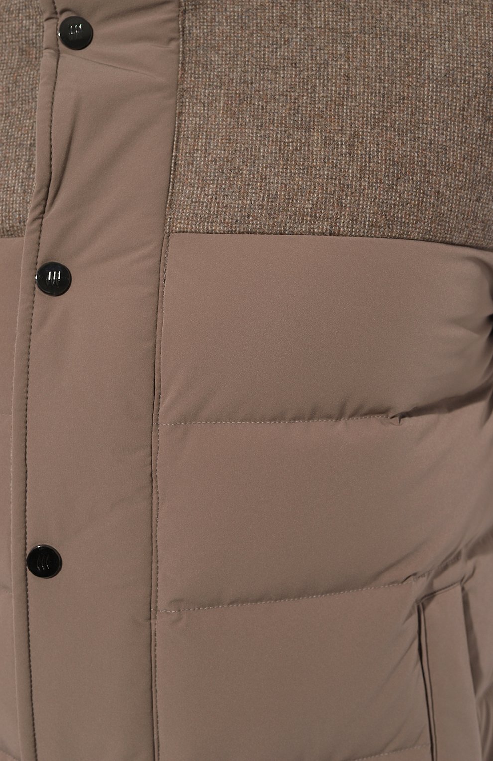 Пуховый бомбер с воротником из кролика HETREGO, арт. 8N512R/B0RIS, фото 5