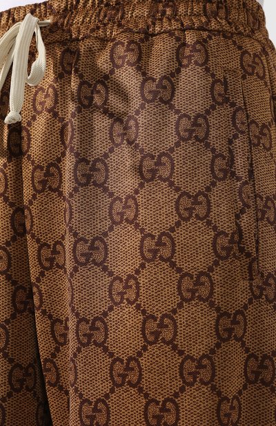 Джоггеры GUCCI коричневого цвета по цене 141120 руб., арт. 546427/XJAEL, фото 5 Джоггеры GUCCI, арт. 546427/XJAEL, фото 5