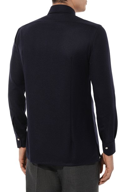 Шерстяная рубашка KITON, арт. UMCNERK0131C07, фото 4