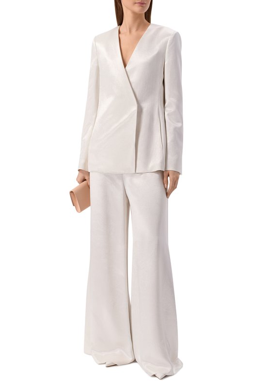 Атласный жакет BOSS 50558325 Кремовый  50558325 Фото 2