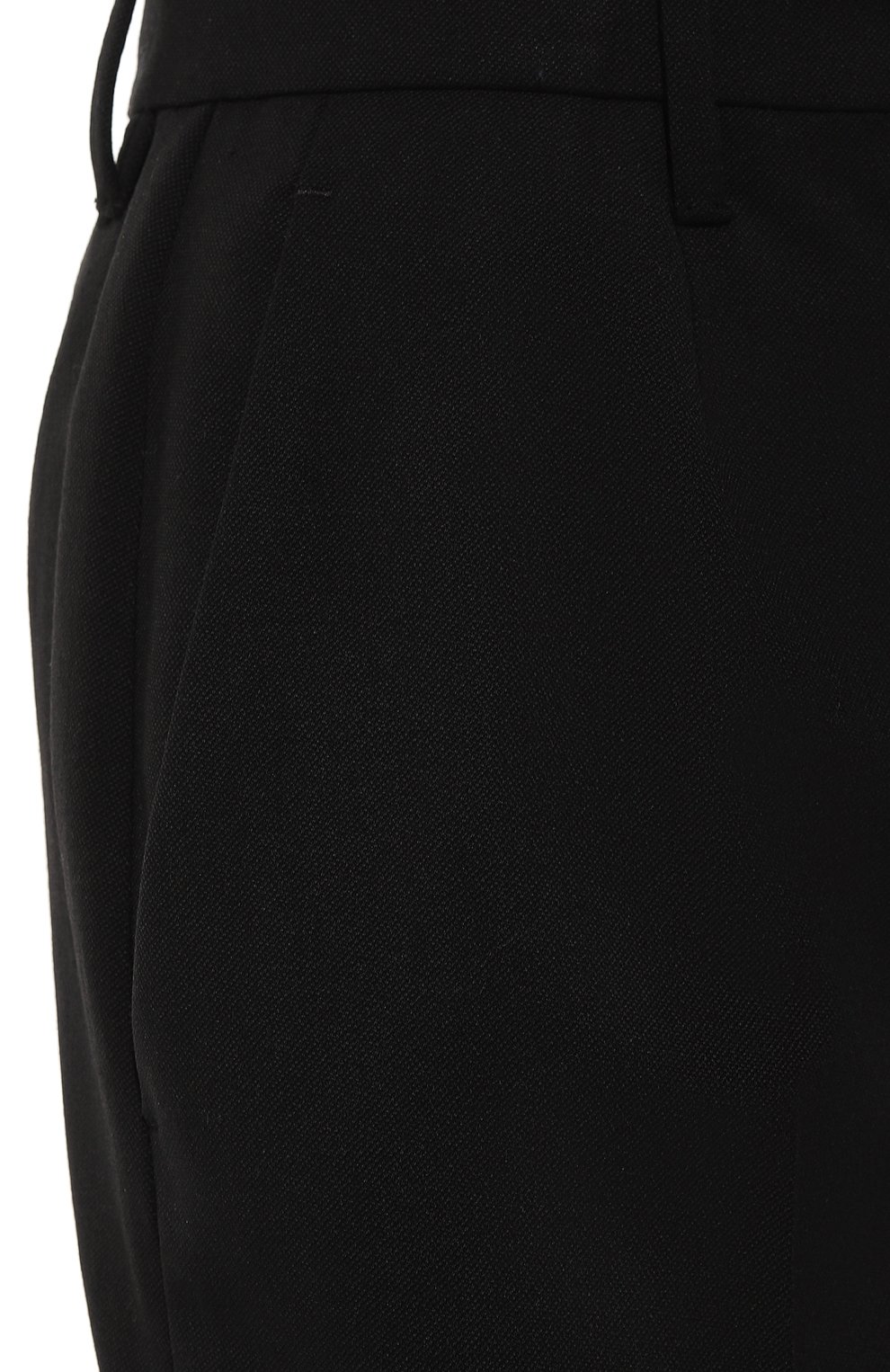 Шерстяные брюки PRADA черного цвета по цене 125000 руб., арт. P283EC-1XMX-F0002-212, фото 5 Шерстяные брюки PRADA, арт. P283EC-1XMX-F0002-212, фото 5