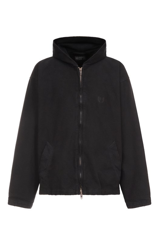 Хлопковая куртка Balenciaga 839072/TPM14 Чёрный 839072/TPM14