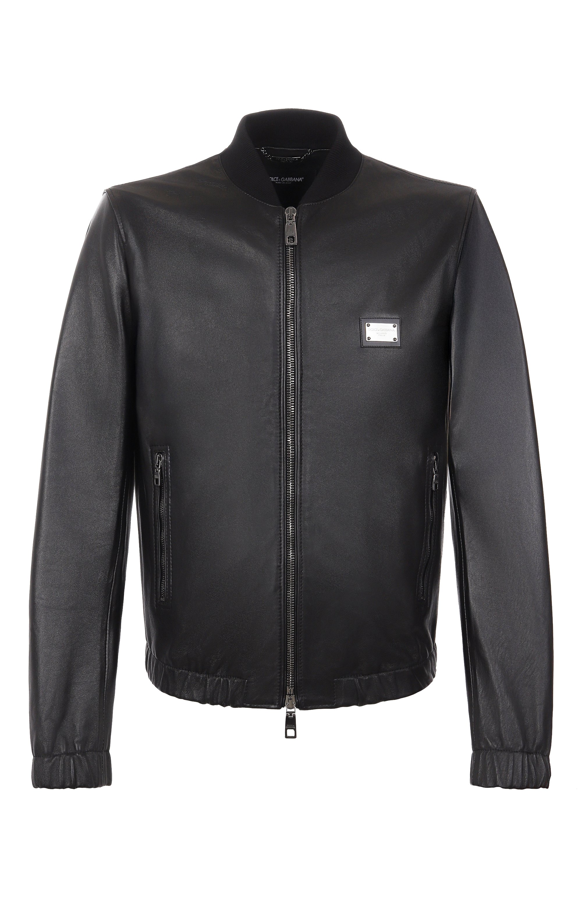 Кожаный бомбер DOLCE & GABBANA, арт. G9ZY5L/HULR0, фото 1