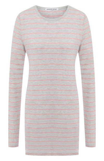 Женская лонгслив из смеси вискозы и льна ALEXANDERWANG.T, арт. 4C491020A6