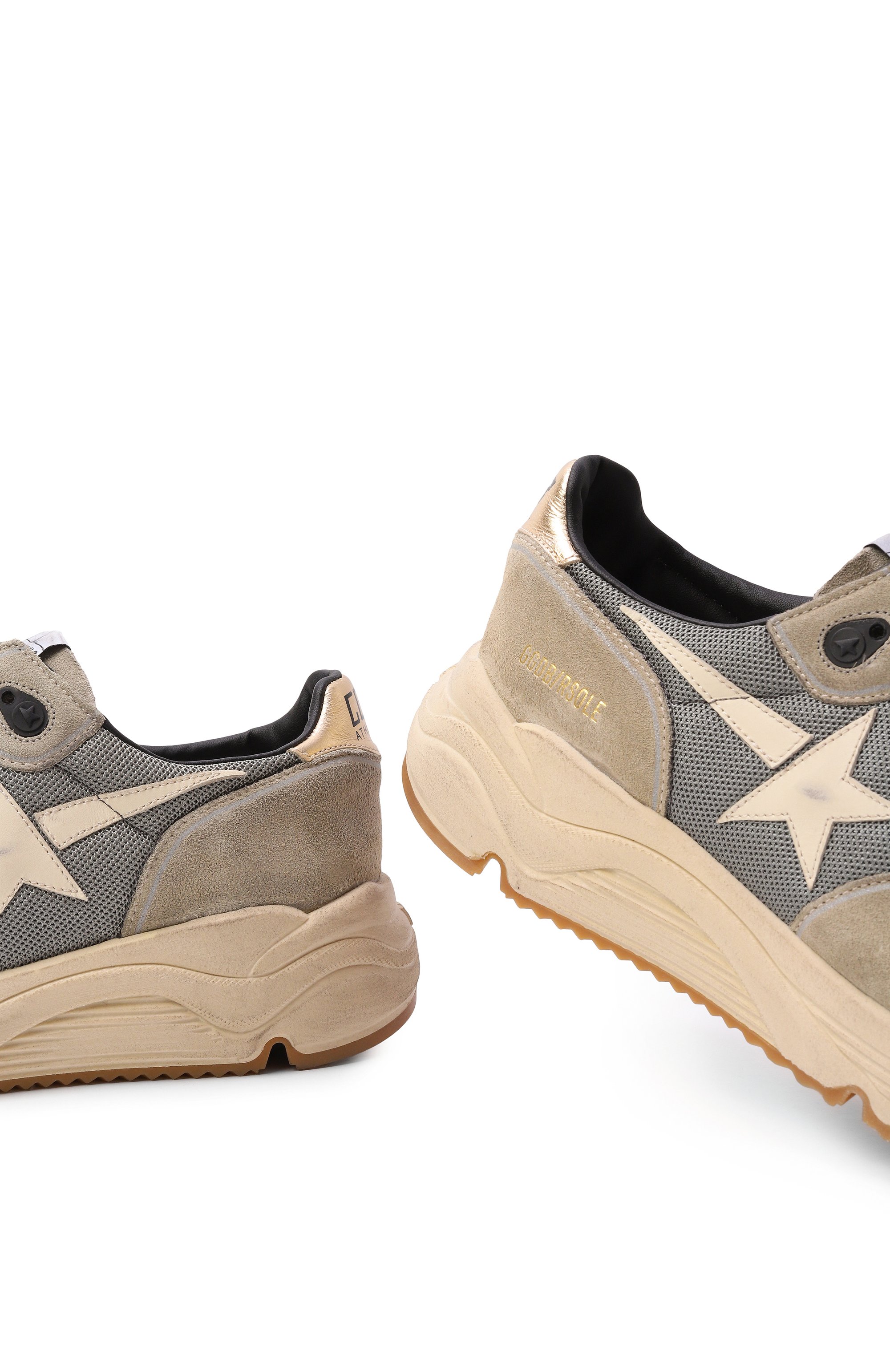 Комбинированные кроссовки running sole GOLDEN GOOSE DELUXE BRAND, арт. GMF00126.F006338, фото 7