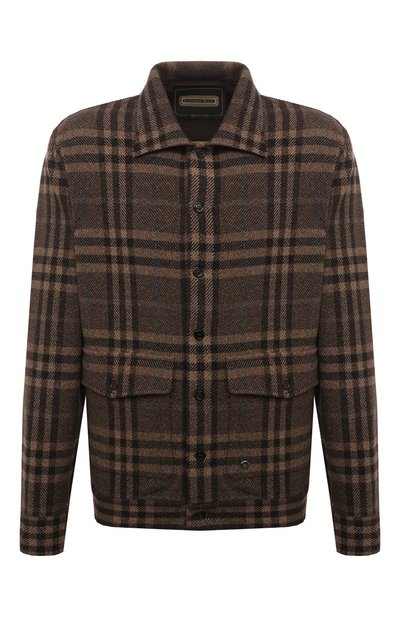 Мужская куртка-рубашка из шерсти и кашемира STEFANO RICCI, арт. MC007099/WC005P