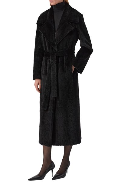Шуба из норки MVST черного цвета по цене 2345000 руб., арт. M013/MINK PERFORATED, фото 3 Шуба из норки MVST, арт. M013/MINK PERFORATED, фото 3