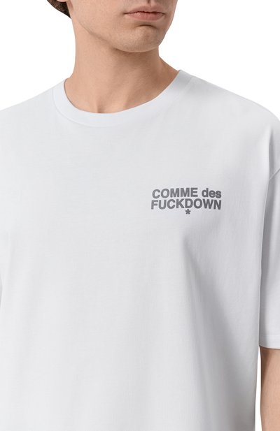 Хлопковая футболка COMME DES FUCKDOWN, арт. CFABM01998, фото 5