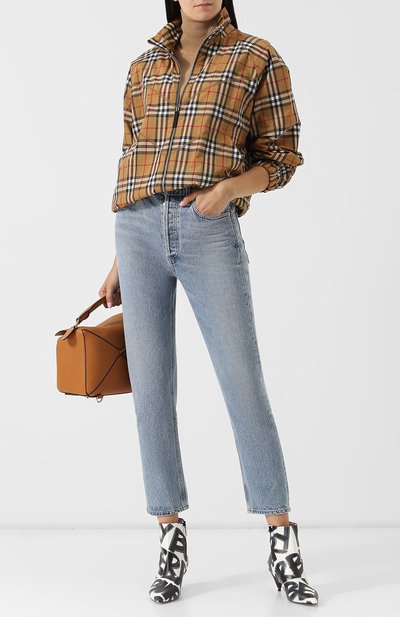 Бомбер на молнии с воротником-стойкой BURBERRY, арт. 8002655, фото 2