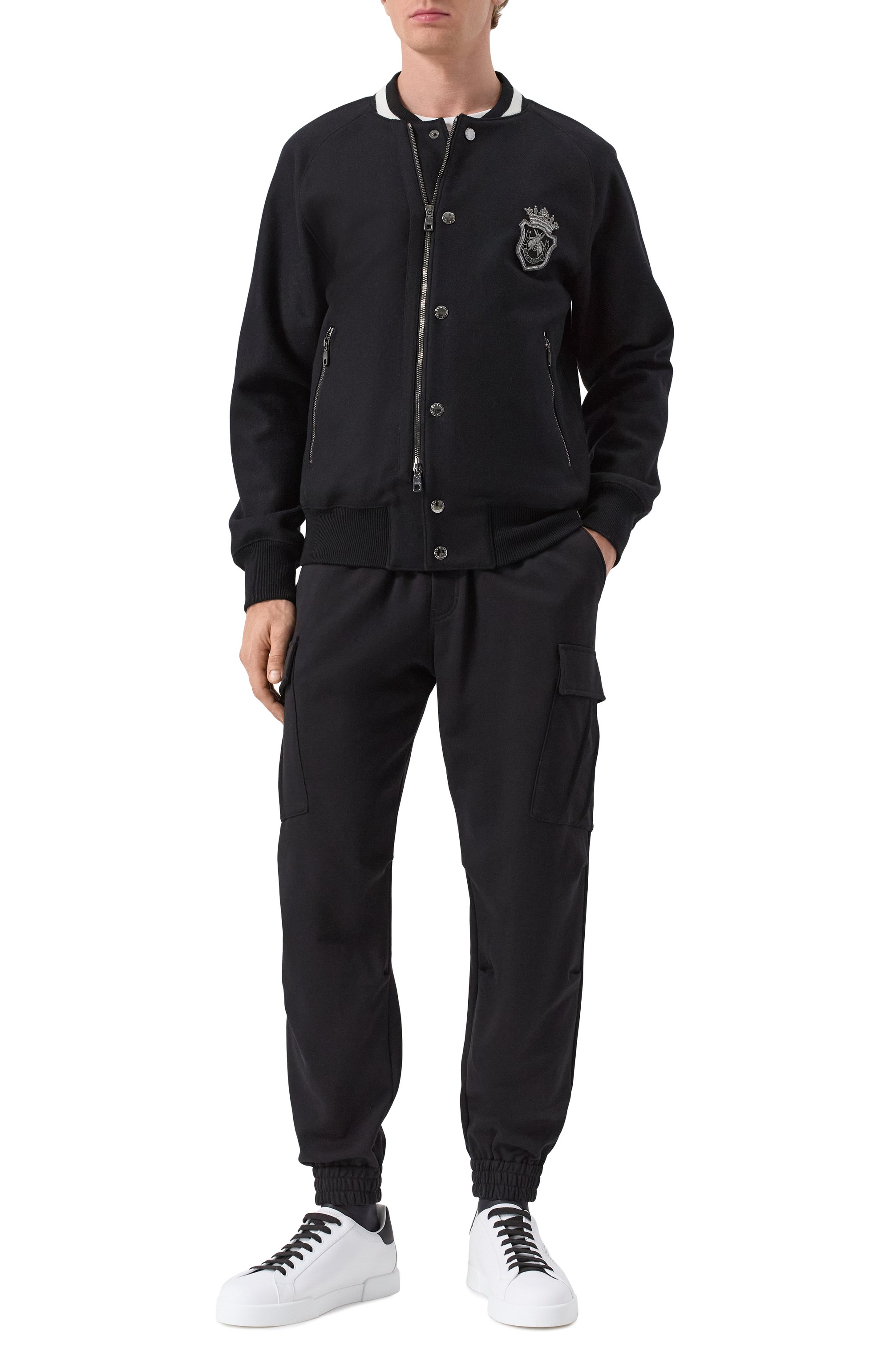 Шерстяной бомбер DOLCE & GABBANA, арт. G9BIAZ/FU2RC, фото 2