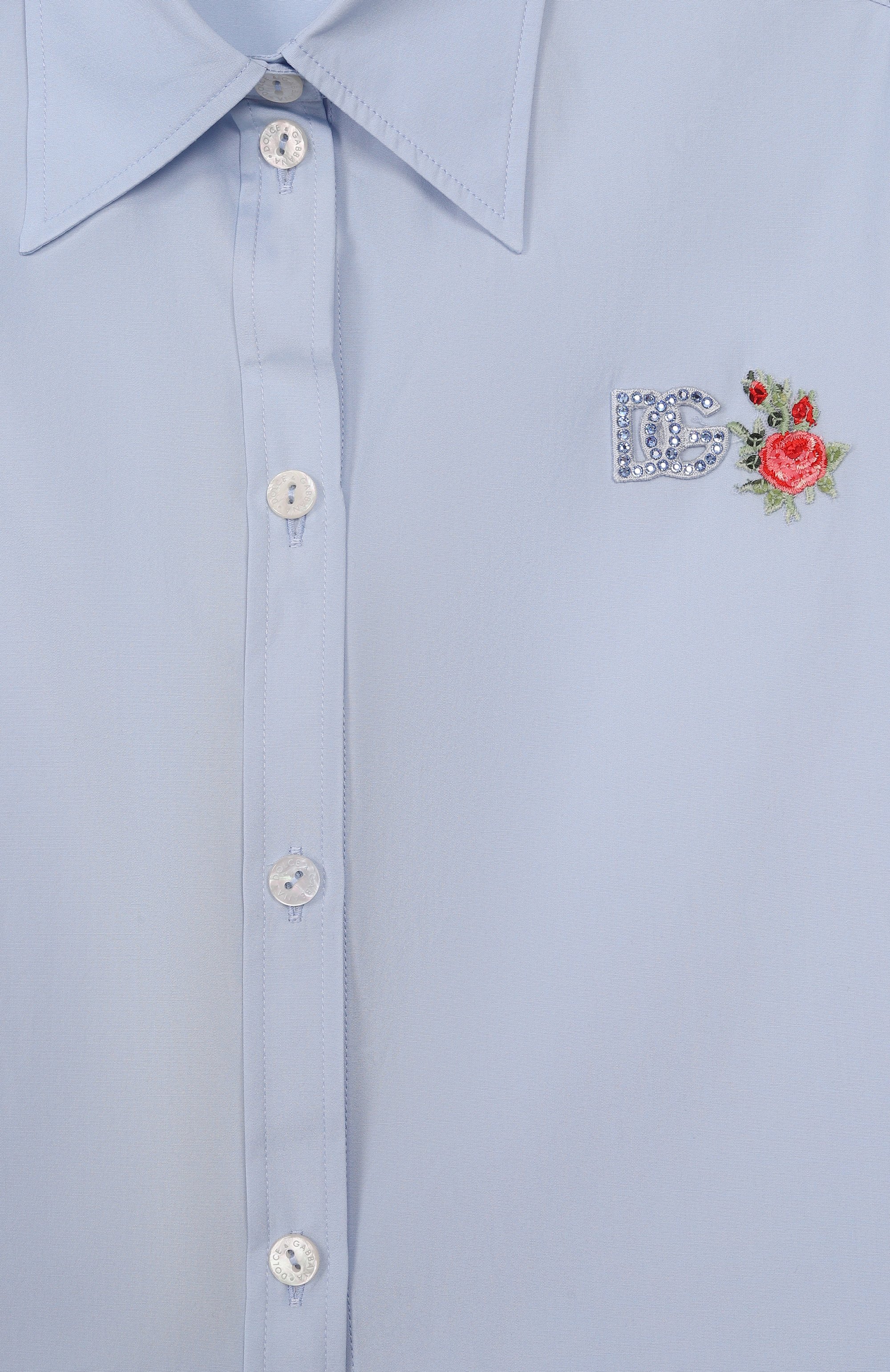 Хлопковая рубашка DOLCE & GABBANA, арт. L56S34/FU5Y4, фото 3