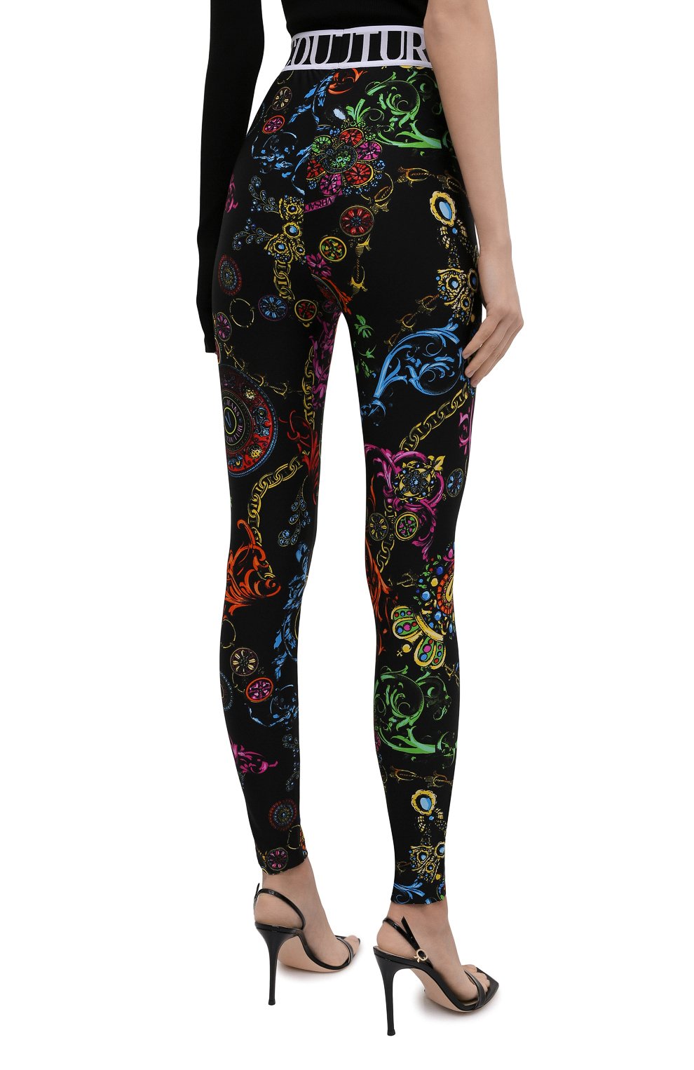 Легинсы VERSACE JEANS COUTURE, арт. 71HAC101-71DP101 LYCRA ST PRINT/JS008, фото 4