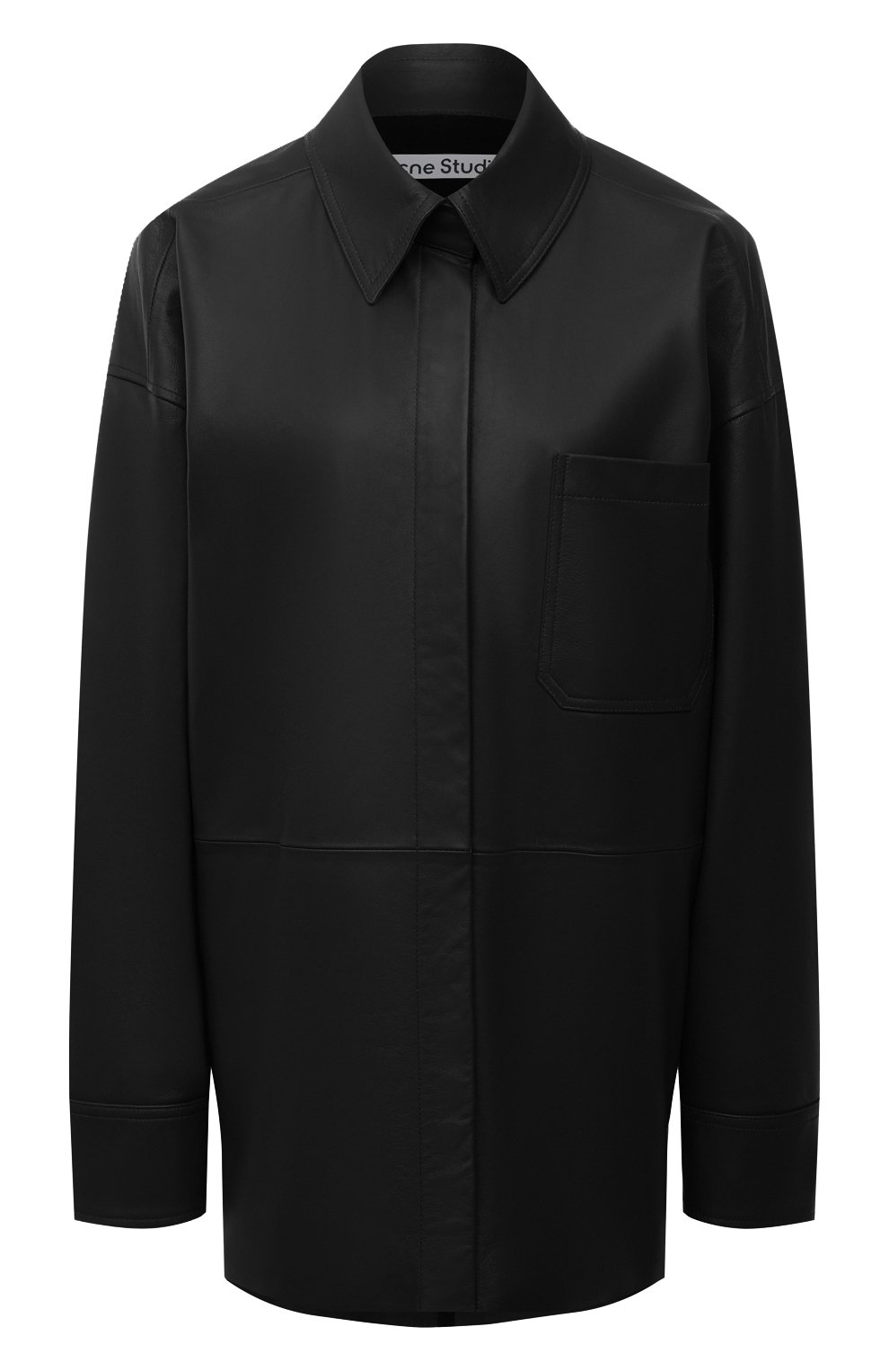 Кожаная рубашка ACNE STUDIOS, арт. A70091, фото 1