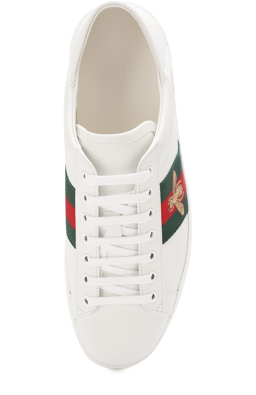 Кожаные кеды ace на шнуровке GUCCI, арт. 473762/A9L60, фото 5