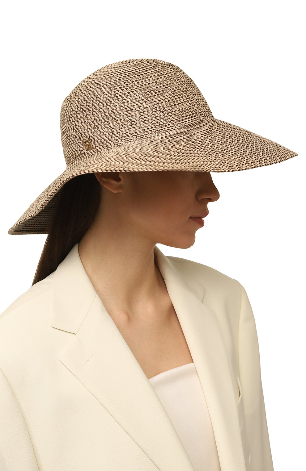 Шляпа ERIC JAVITS бежевого цвета по цене 39000 руб., арт. 13804CRM, фото 2 Шляпа ERIC JAVITS, арт. 13804CRM, фото 2