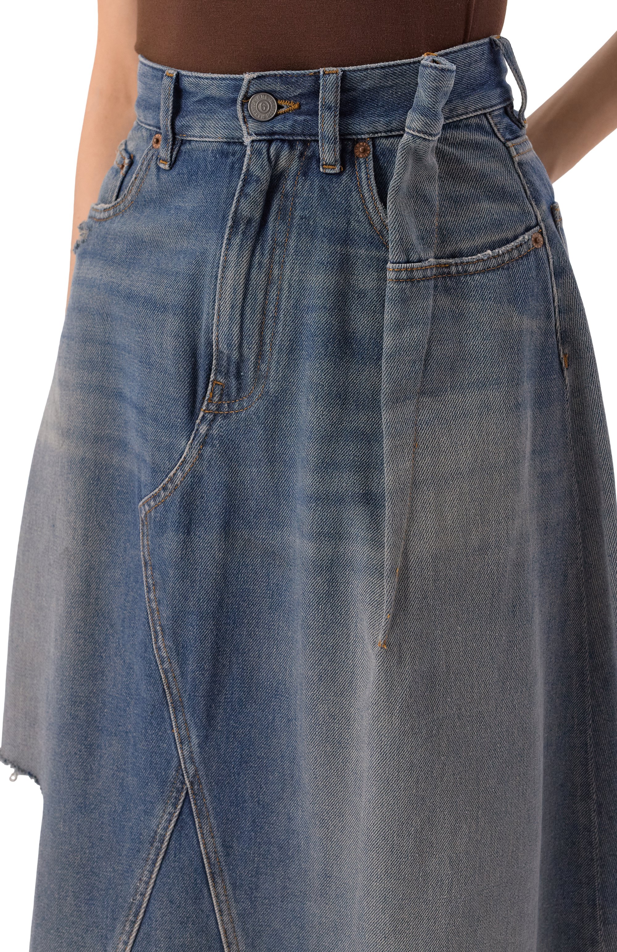 Джинсовая юбка MM6, арт. S52ME0022/M30017, фото 5