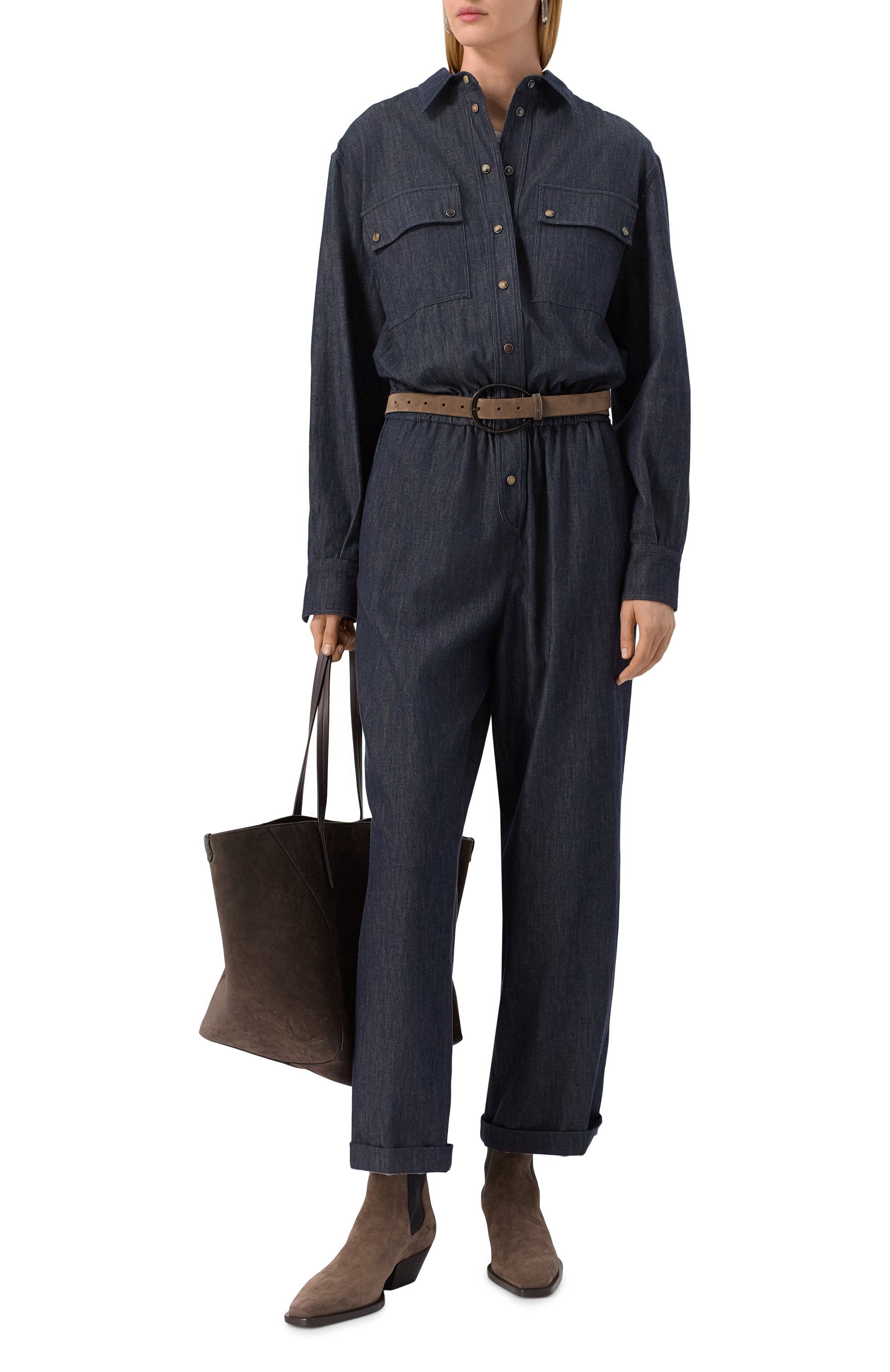 Замшевые ботильоны BRUNELLO CUCINELLI, арт. MZSFC3080P, фото 2