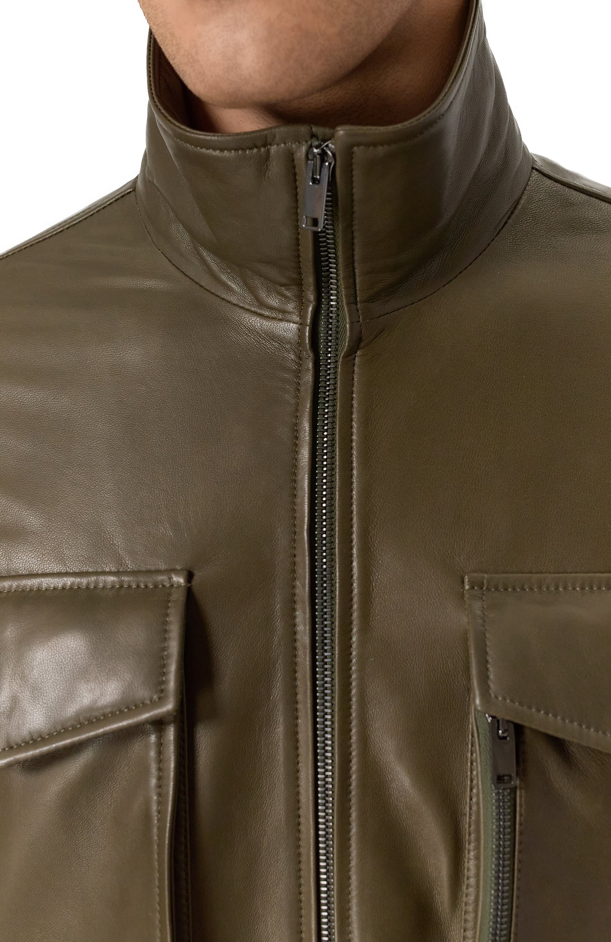 Кожаная куртка MVST, арт. 54200, фото 5