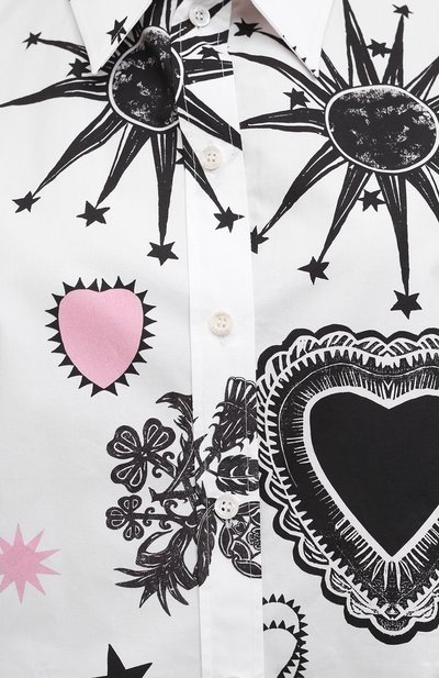 Хлопковая рубашка ALEXANDER MCQUEEN, арт. 661587/QCAEN, фото 5