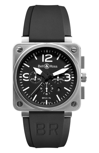 Мужские часы steel BELL AND ROSS, арт. BR0194-BL-ST