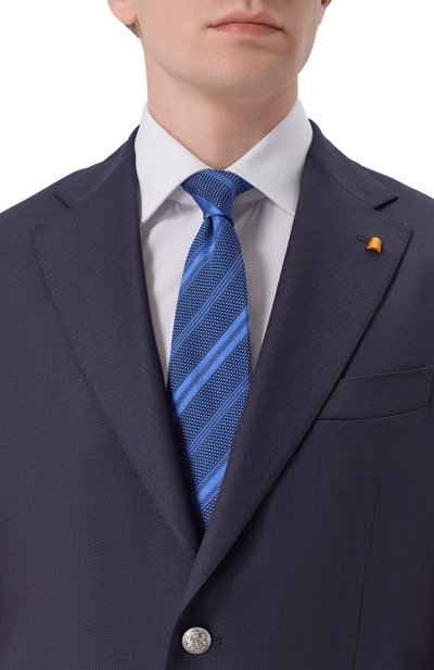 Мужской шелковый галстук ZILLI, арт. CRAV02M0600VRTE00