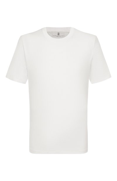 Мужская хлопковая футболка BRUNELLO CUCINELLI, арт. M0B131308