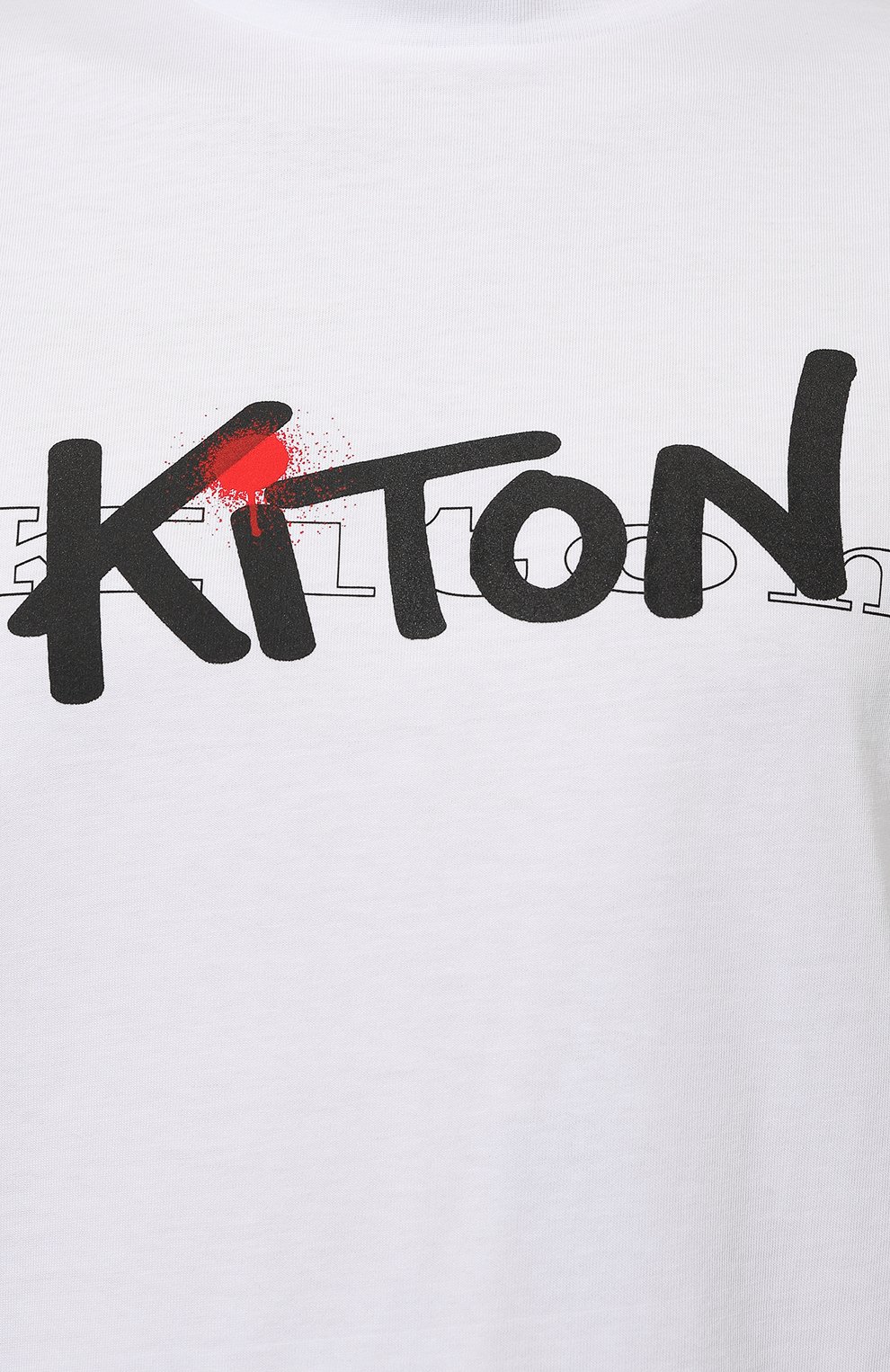 Хлопковая футболка KITON, арт. UMK0364, фото 5